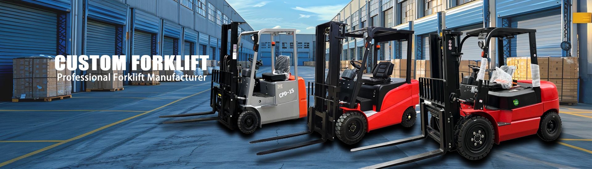 quality 3 Wheel Electric Forklift factory