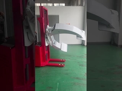 1500 Kg Electric Roll Lifter Stacker 180 360 Degree Roll Clamp Convenient Storage Moving Equipment